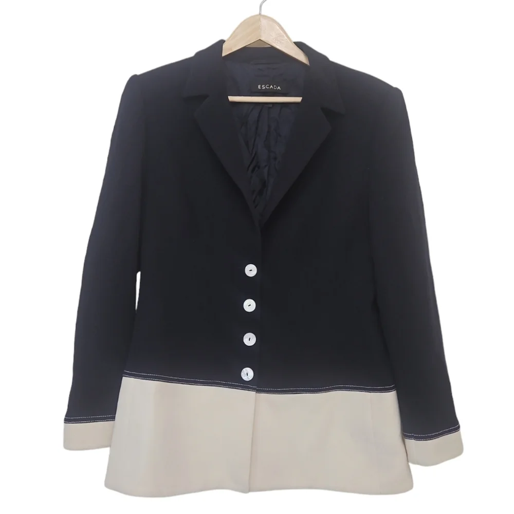 Vintage Escada Wool Blazer Size 40